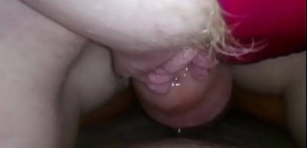 Rubbing my Pussy on his Cock while I Cum all over him